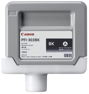 Canon PFI -303 BK musta - 330 ml mustepatruunaa